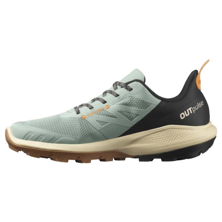 Salomon Outpulse Men's Hiking Shoes Mint / Black | CA 39E64